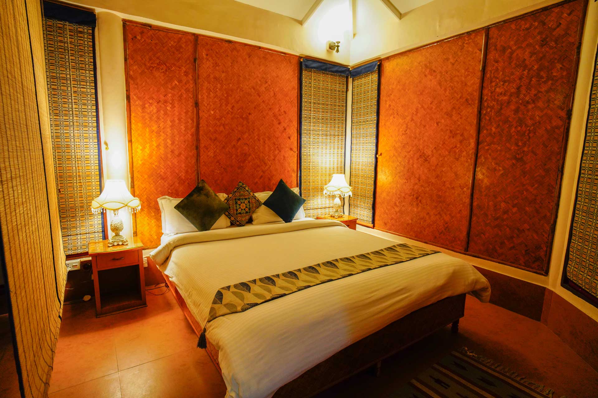 Bamboo Sheet Cottages @ Kailash Farms, Hoshiarpur, Punjab